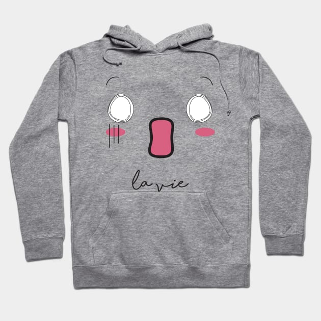 "Croquer la vie" | la vie Hoodie by Arlette